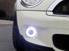 画像2: バルカン LED DRL付フォグランプ(インナーブラック) for MINI R55/R56/R57/R60/R61 (2)