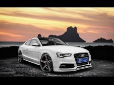 画像2: JMS フロントリップスポイラー for Audi A5(B8) フェイスリフト後 (2)