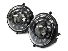 画像1: バルカン LED DRL付フォグランプ(インナーブラック) for MINI R55/R56/R57/R60/R61 (1)