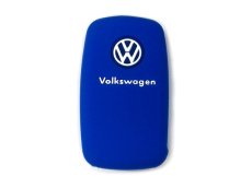 画像1: US VW純正 シリコンキーカバー VWロゴ (ブルー) (1)