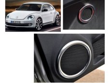 画像3: AutoStyle The Beetle クロムスピーカーリング 4pcs (3)