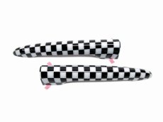 画像2: MINI リアドアハンドルカバー 2pcs (チェッカー) for R55 Clubman (2)