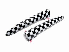 画像3: MINI リアドアハンドルカバー 2pcs (チェッカー) for R55 Clubman (3)