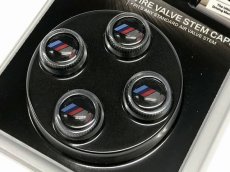 画像4: BMW バルブキャップ "M"ブラック/クロム（BMW VALVE STEM CAPS M） (4)