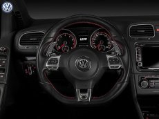 画像1: PD アルミパドルシフター for VW Golf6 GTI/R (ブラック) (1)