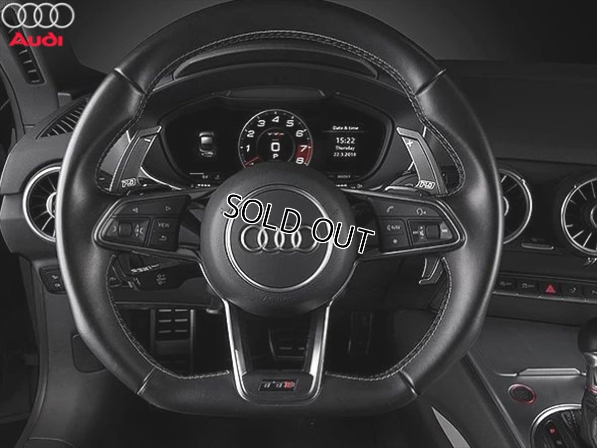 画像1: PD アルミパドルシフター for Audi Version4 (ブラック) (1)