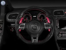 画像1: PD アルミパドルシフター for VW Golf6 GTI/R (レッド) (1)