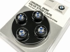 画像4: BMW バルブキャップ BMWマーク（ブラック）（BMW VALVE STEM CAPS BLACK） (4)