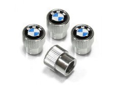 画像1: BMW バルブキャップ BMWロゴ クローム（BMW VALVE STEM CAPS BMW） (1)