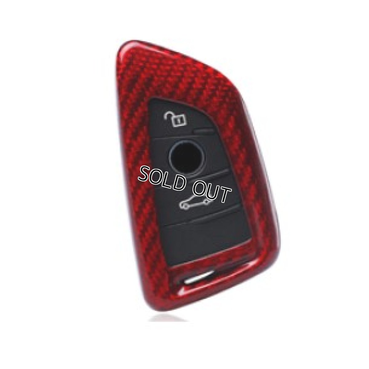 画像1: AUTOTECKNIC カーボンキーケース RED for BMW F45/F48/F15/F16/G01/G30  (1)