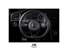 画像2: PD Paddle Shift Extension ブラック for GOLF7 GTI/R  (2)