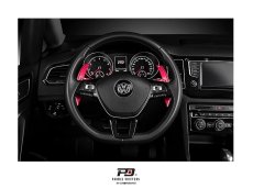 画像2: PD Paddle Shift Extension レッド for GOLF7 Sportline (2)