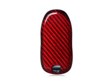 画像2: 【OUTLET】AutoStyle カーボンキーケース RED for TESLA Model X (2)