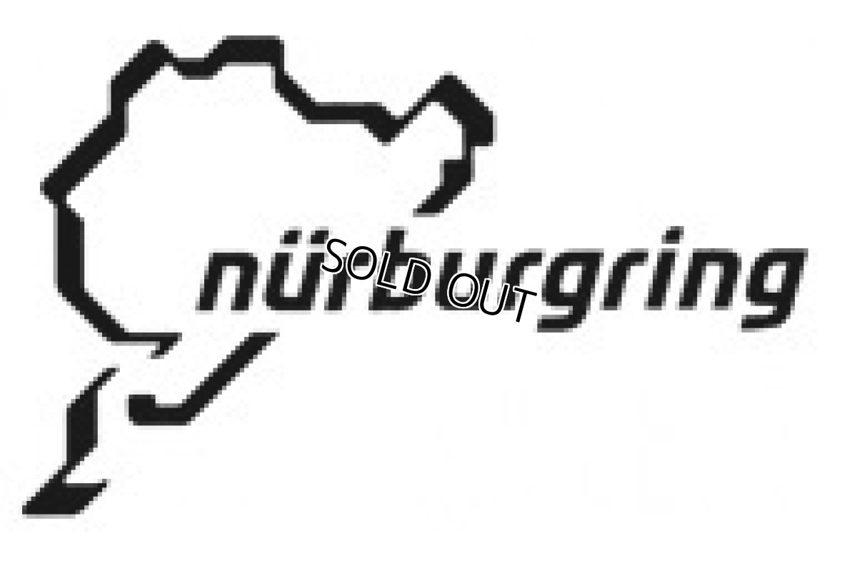 画像1: Nurburgring ステッカー12cm ブラック (1)