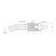 画像2: ACCDASP-38 FIAT PANDA(1.4) BMC CDA(カーボンダイナミックエアボックス) (2)