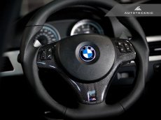 画像2: AUTOTECKNIC Carbon ステアリングホイールトリム for BMW E9X M3/E82 1MCOUPE (2)