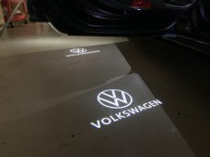 画像1: VW LEDライトドアプロジェクター (1)