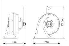 画像4: HELLA ミッドナイトツイントーンホーンセット for TOYOTA（MIDNIGHT TWIN TONE HORN SET for TOYOTA） (4)