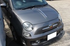 画像2: OMTEC ステンレスボンネットラインガーニッシュ for FIAT500/ABARTH500 (2)