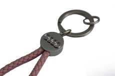 画像3: AUDI Braided Leather Lob Keyring (3)