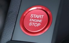 画像1: Autostyle AUDI Start/Stop Button/Ring RED (1)