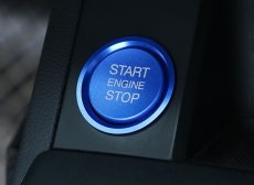 画像1: Autostyle AUDI Start/Stop Button/Ring BLUE (1)