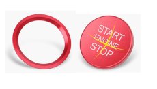 画像2: Autostyle AUDI Start/Stop Button/Ring RED (2)