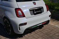 画像2: Front＆Rear Lip Spoiler Tricoroll Decal for ABARTH (2)