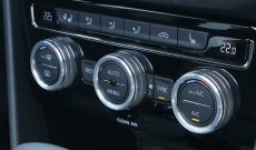 画像4: Autostyle アルミエアコンダイヤルリング（オートエアコン）for VW GOLF7.5/7 (4)