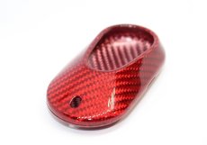 画像1: AutoStyle カーボンキーケース RED for Mercedes-Benz W223/W206 (1)