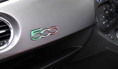 画像1: Interior 500 emblem Tricolor Decal for FIAT＆ABARTH (1)