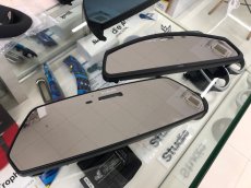 画像1: BMW Wide Angle Rear View Mirror （2018年以降モデル） ロゴ有/クローム(BMWワイドアングルリアビューミラー ) (1)