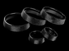 画像2: LEYO motorsport Billet Aluminum Knobs BLACK(アルミローレットダイヤルリング ブラック) 5pcs (2)