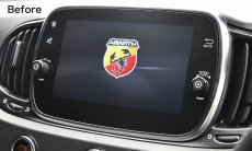 画像2: LCD Screen Protector ABARTH 595・695/FIAT 500 7inch Uconnect (2)