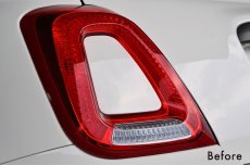 画像2: Rear Winker Clear Smoke Film for ABARTH595/695/FIAT500 (2)