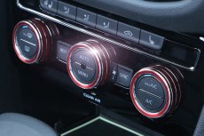 画像3: Autostyle アルミエアコンダイヤルリング（オートエアコン）for VW GOLF7.5/7 (3)