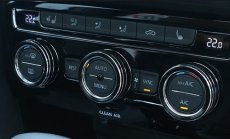 画像2: Autostyle アルミエアコンダイヤルリング（オートエアコン）for VW GOLF7.5/7 (2)