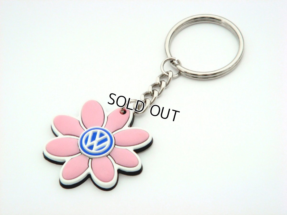 画像1: VWデイジーキーチェーン ピンク #007 (DAISY KEYCHAIN - PINK) (1)